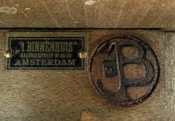 Jac. van den Bosch 't Binnenhuis Art Deco Library Chair or Library Steps, 1916